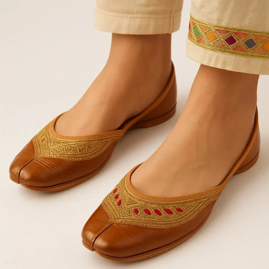 Leather Punjabi Jutti