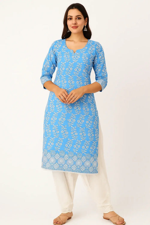 Chikankari Patiala Salwar Set